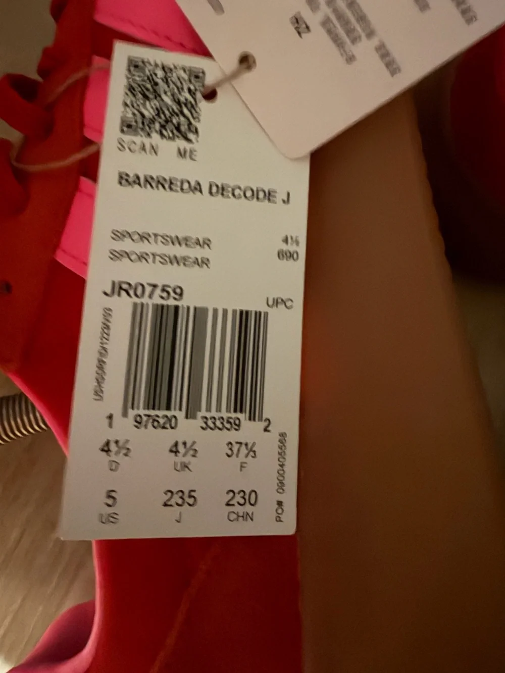 Adidas Barreda Decode Pink Sneakers